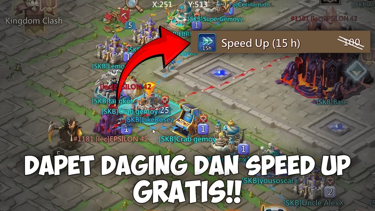 Rally Trap KvK! Dapet Daging dan Speed Up Gratis - Lords Mobile Indonesia