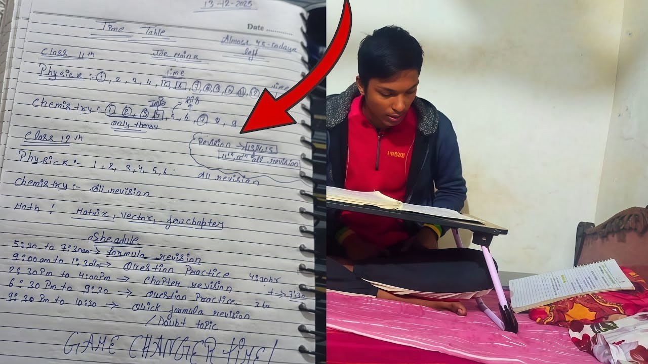 Jee mains 2nd attempt strategy time table !! zero to 86.5%ile #jee