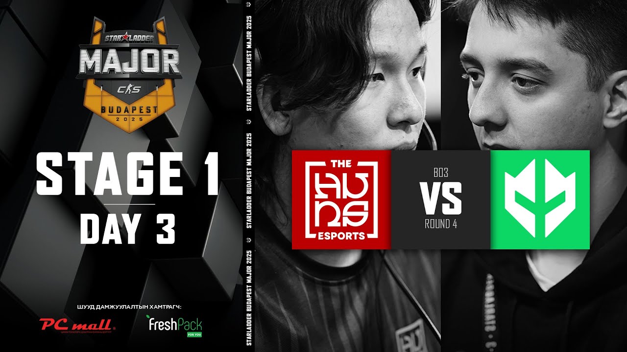 The Huns vs. Imperial - StarLadder Budapest Major 2025 - Stage 1 - Round 4 - MN cast