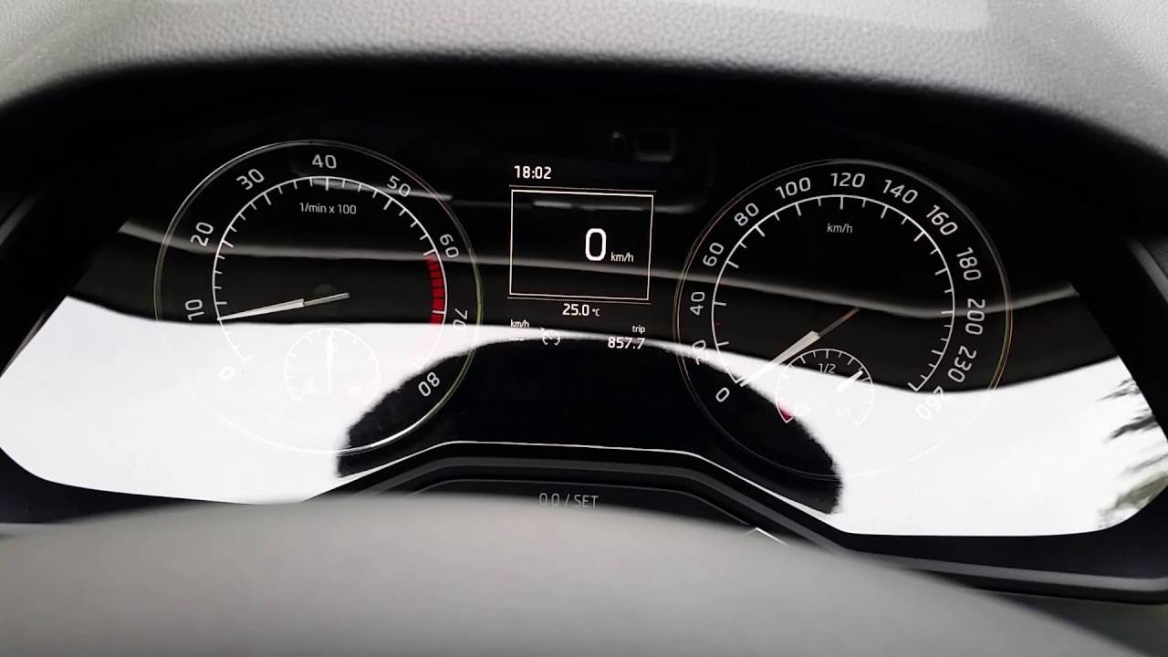 Skoda Superb III Liftback 1.8 TSI 180 hp (MT) - acceleration 0-100 km/h , 2016