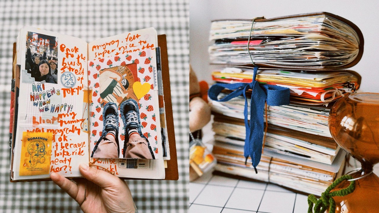 Completed Journal Flip Through 2024 | Traveler&rsquo;s Notebook Setup & Inspiration