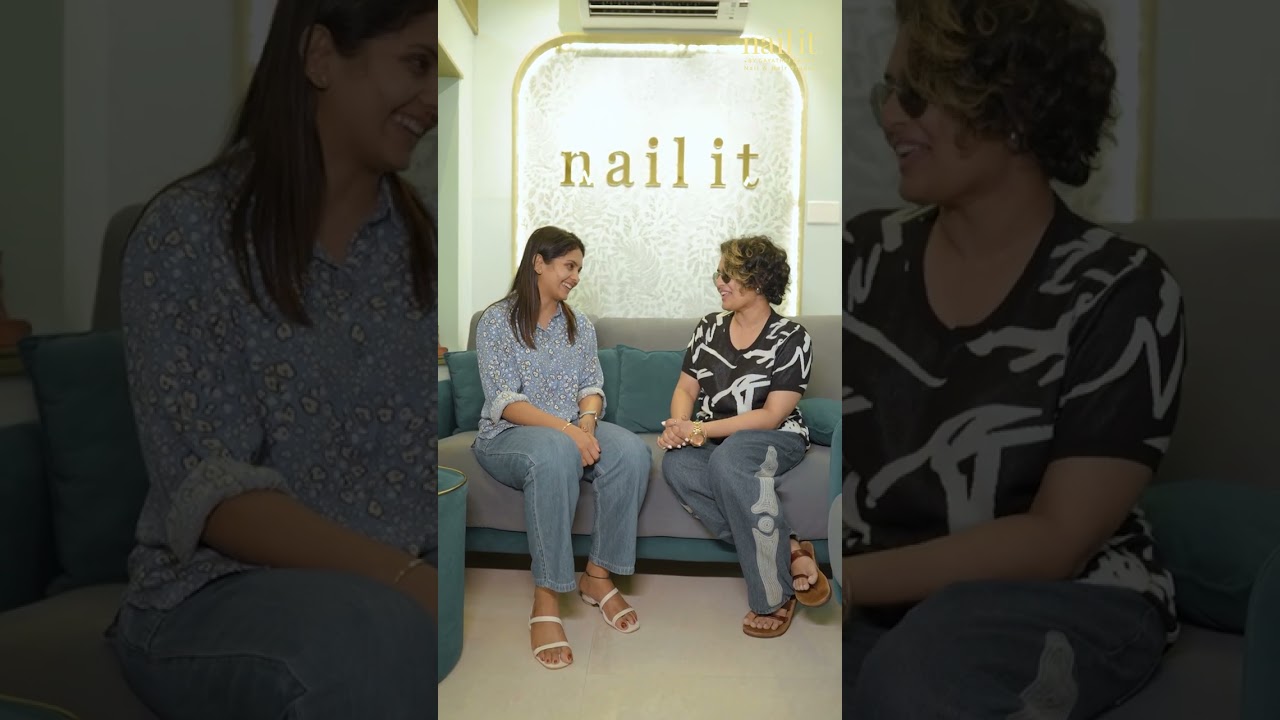 Surprise visit at nail it! We had the pleasure of welcoming the gorgeous @prayagamartin to nail It.