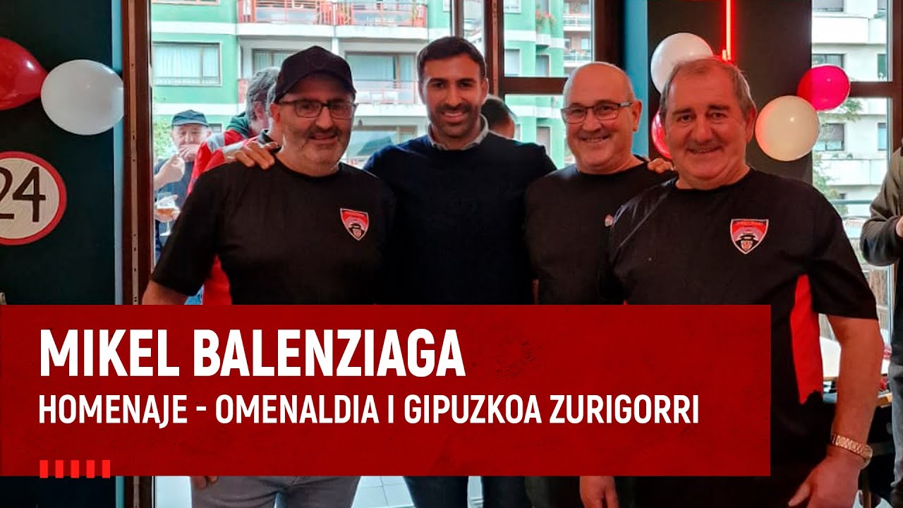 Gipuzkoa Zurigorri rinde tributo a Balenziaga - Omenaldia