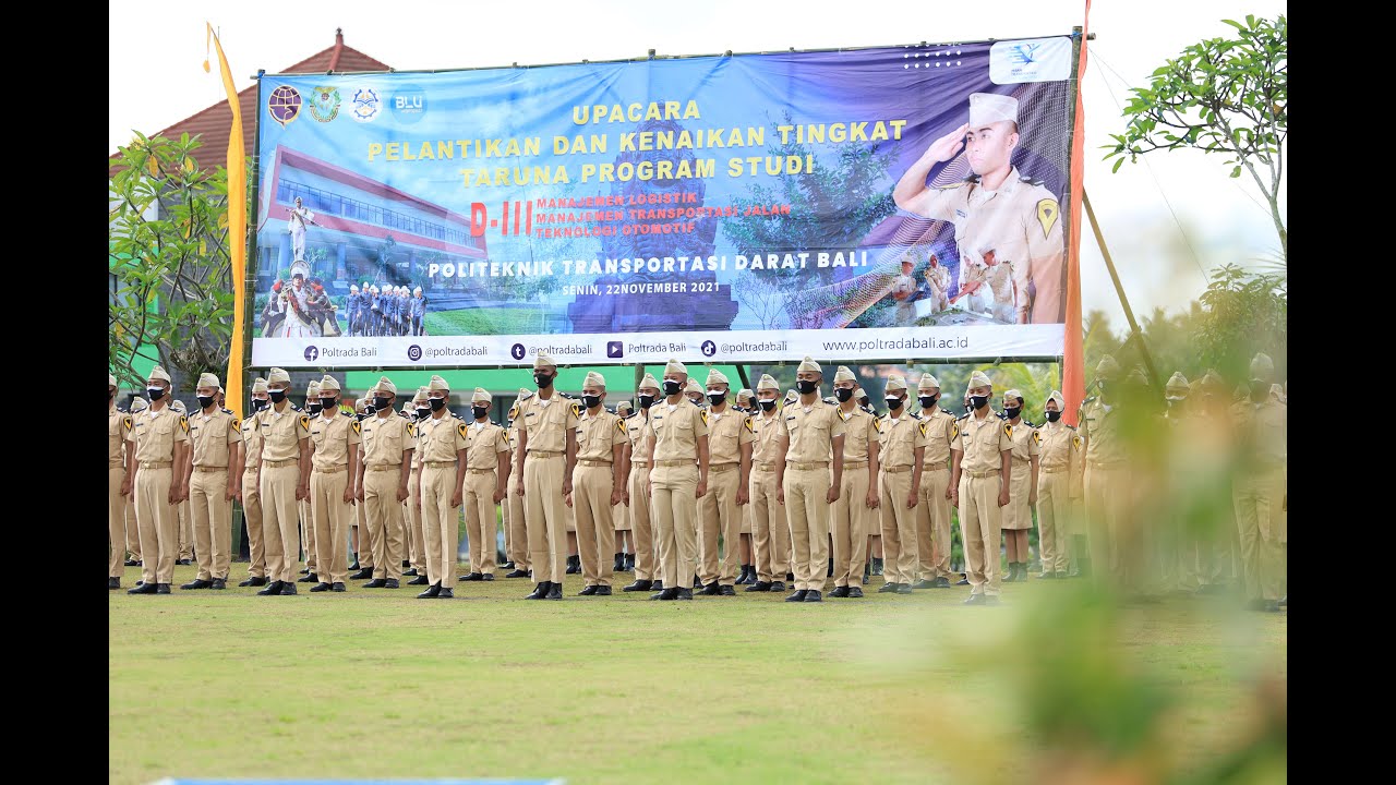 PELANTIKAN DAN KENAIKAN TINGKAT TARUNA POLTRADA BALI TAHUN 2021‼️