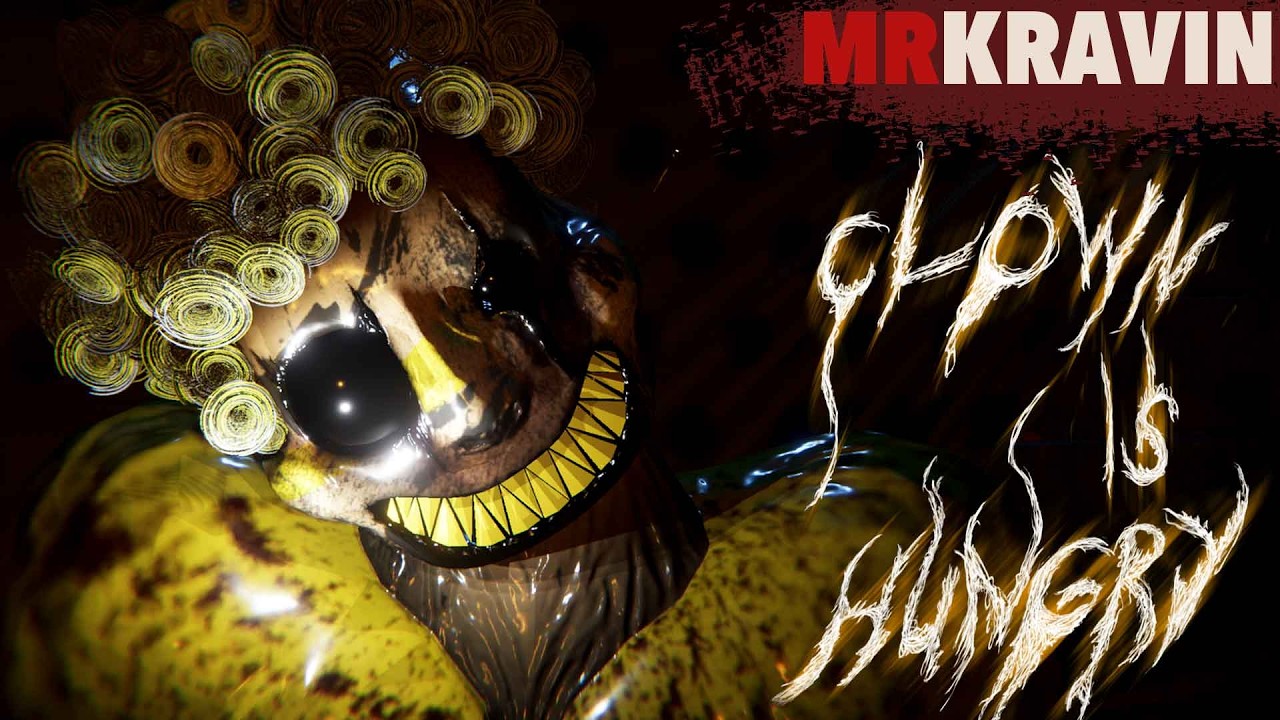 CLOWN IS HUNGRY - Delivering Pizza To A Hungry (And Evil) Clown, Horror Comedy Game Full Playthrough