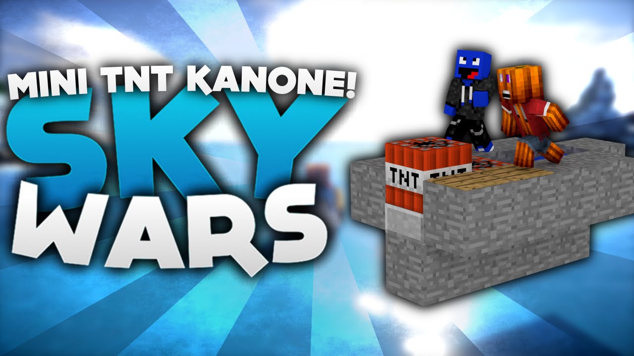 Mini TnT Kanone! - Minecraft Sky Wars! | DieBuddiesZocken