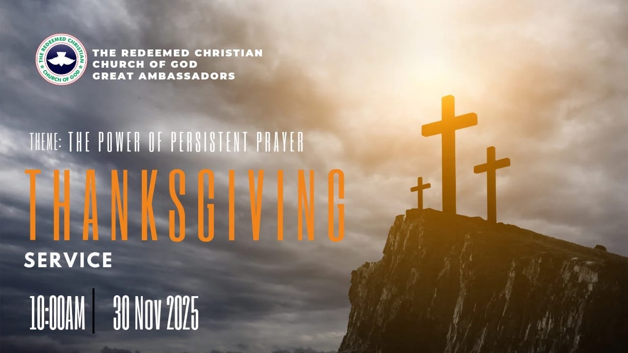Thanksgiving Sunday Service | 30 November 2025 | RCCG Great Ambassadors SA
