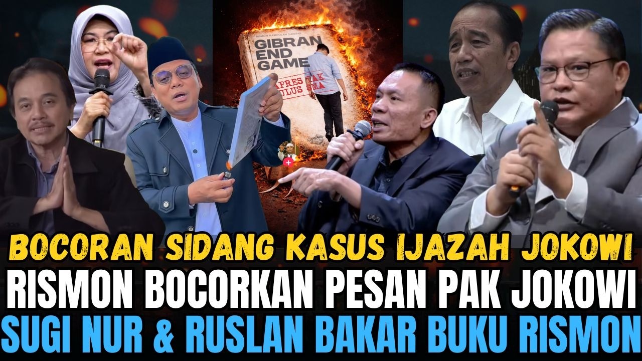 RISMON BOCORKAN PESAN DARI PAK JOKOWI! BUNG RIVAI BEBERKAN JADWAL SIDANG DARI PARA TERSANGKA!