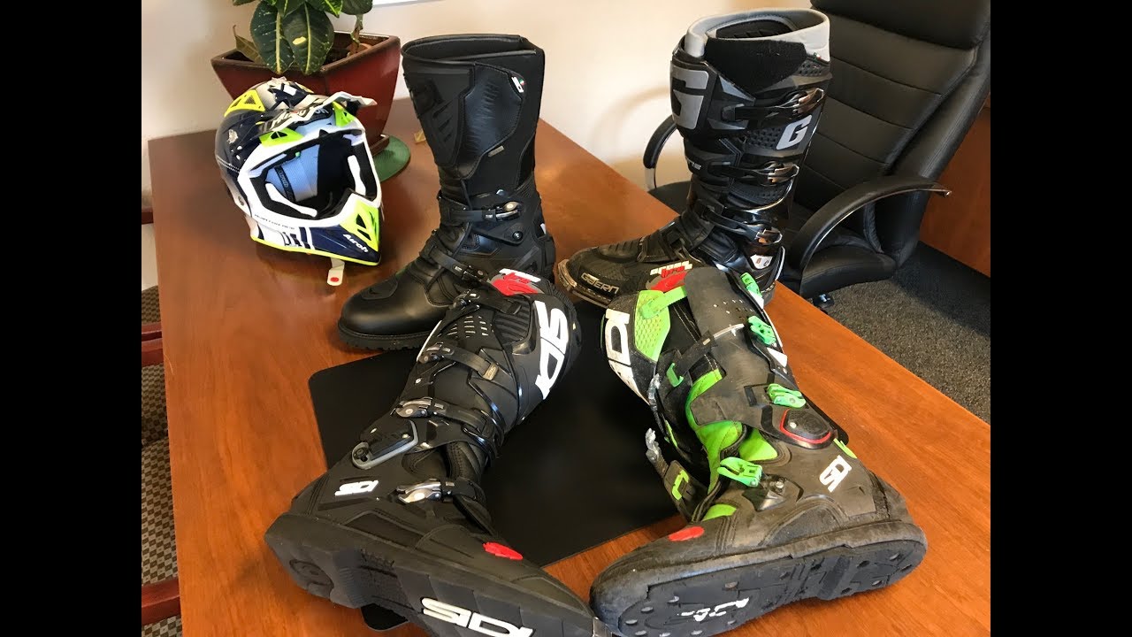Motocross and Enduro Boot Comparison  Gaerne Vs Sidi