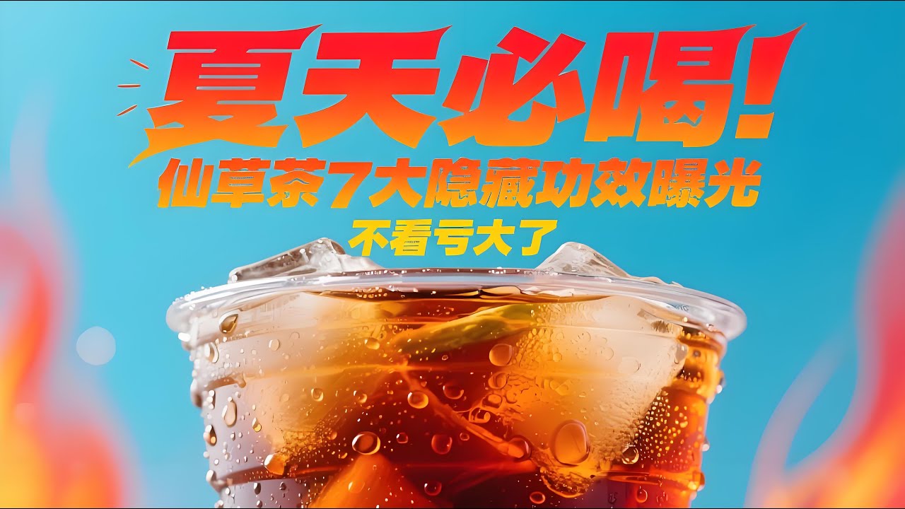 仙草茶功效：夏天總上火？口干舌燥還長痘？仙草茶來幫忙，這些功效你必須知道，錯過太可惜！