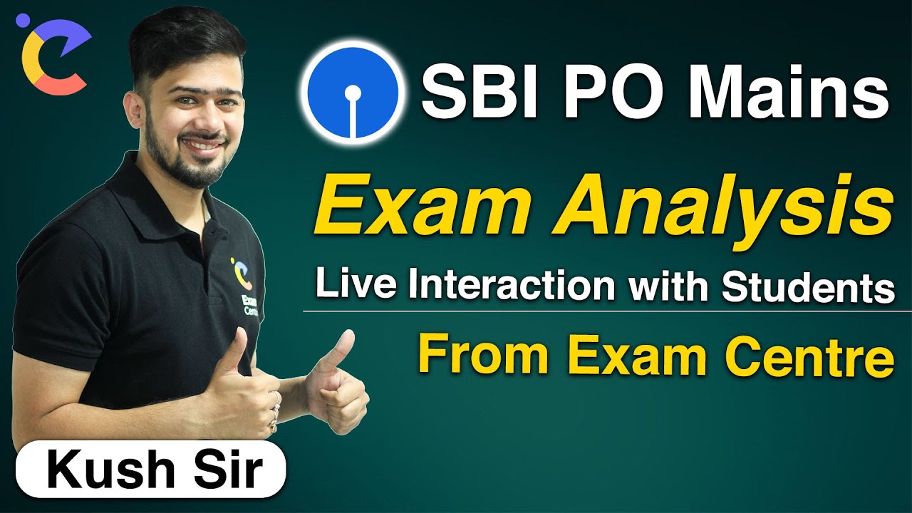 SBI PO Mains Exam Analysis | Live Interaction with Students from Exam Centre | @mathsbysumitverma