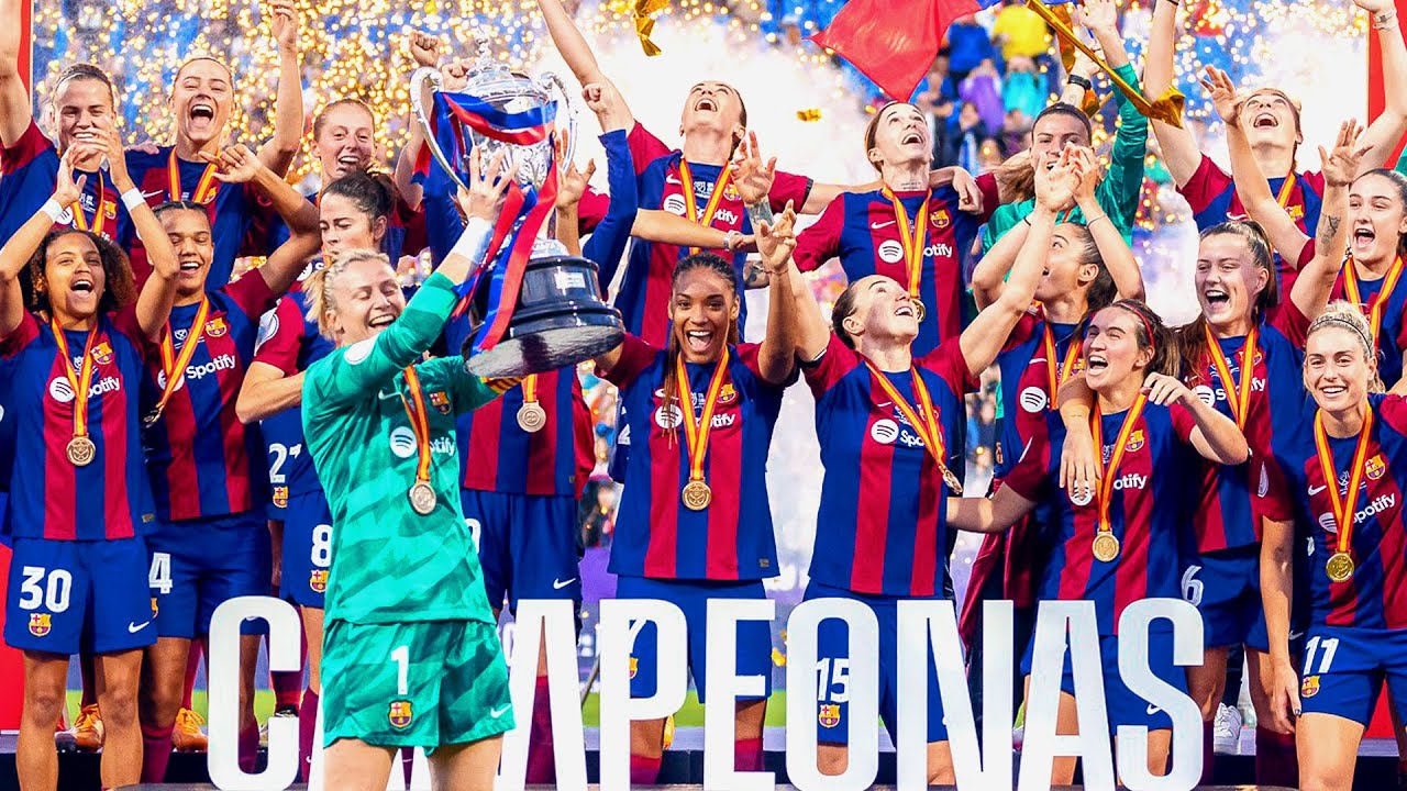 BAR&Ccedil;A WOMEN CELEBRATE COPA DE LA REINA 🎉🏆👀 | FC Barcelona 🔵🔴