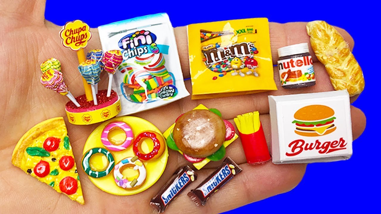 25 DIY MINIATURE FOOD HACKS AND CRAFTS !!!