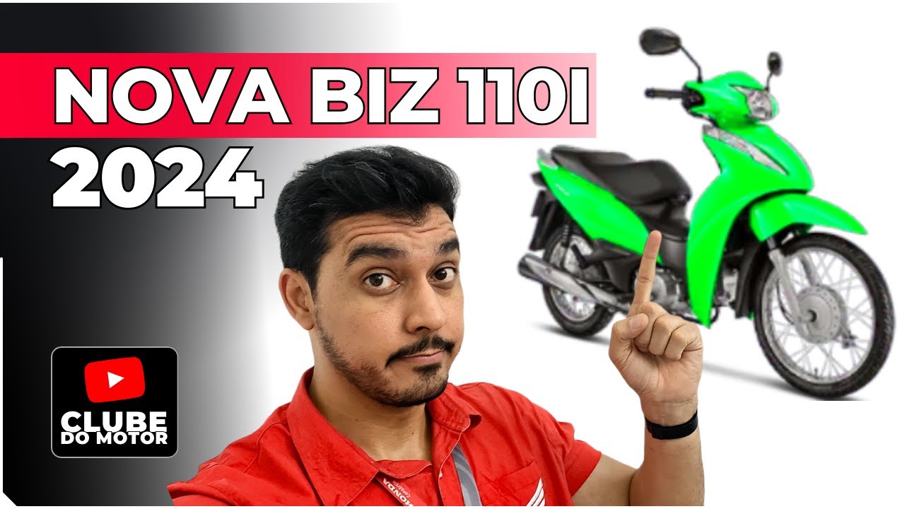 NOVA BIZ 110I 2024 | TODOS DETALHES DO NOVO MODELO