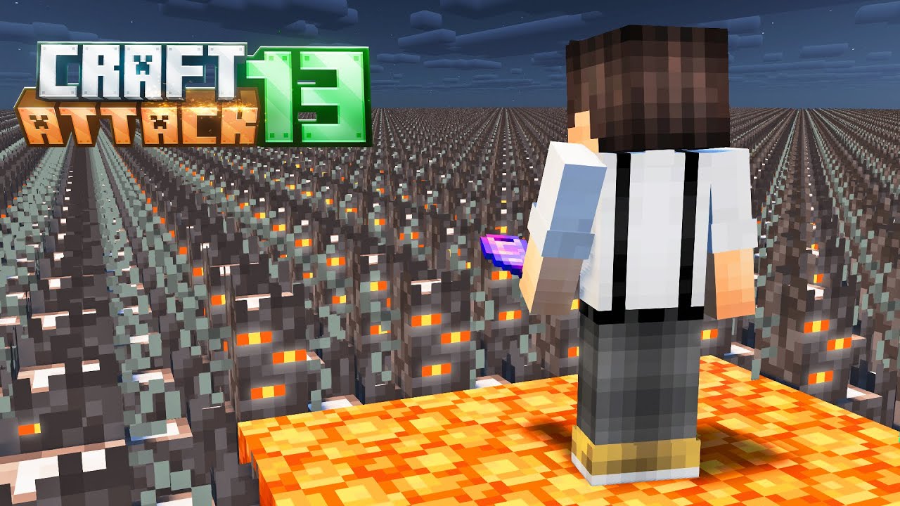 Ich Habe 500 Creakings In Minecraft Craft Attack Gebaut