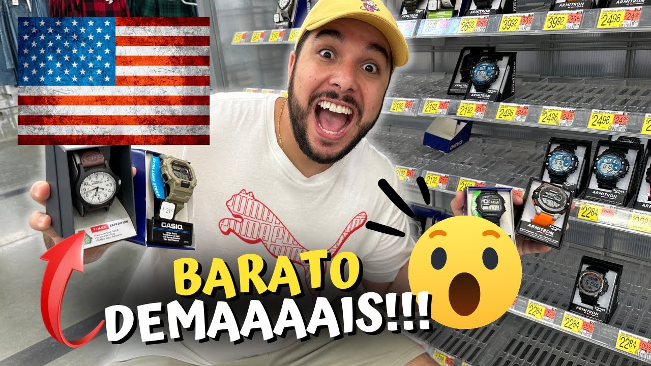 RELÓGIOS NO WALMART DOS EUA 🇺🇸 - Será que vale a pena?| Vlog Nicolas Miranda