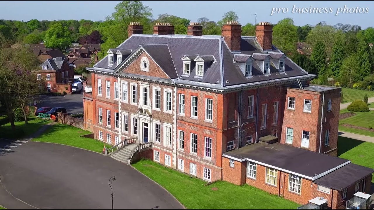 Drone video: The Childrens Trust Tadworth from Pro Business photos