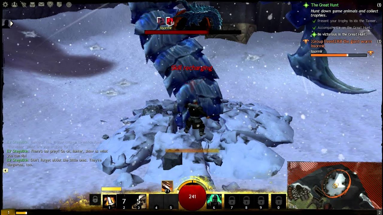 Guild Wars 2 - First Boss [ Race Norn]