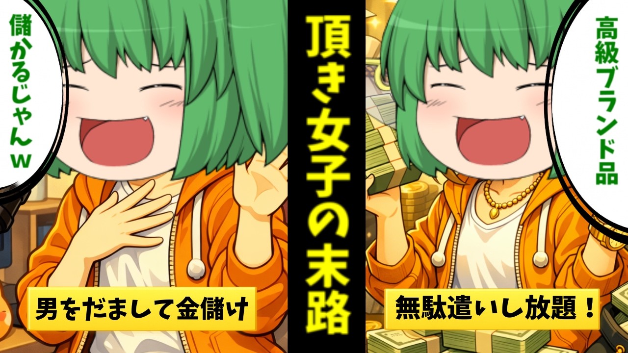 「漫画」詐欺で金儲けするZ世代女！いただき女子で稼いだ末路