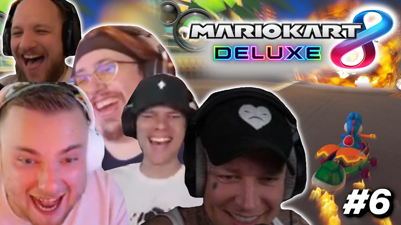 🤣🤬CAM GEHT WIEDER AUS.... - MARIO KART mit MONTE, DANNY, SASCHA & DHALUCARD | ELoTRiX Highlights
