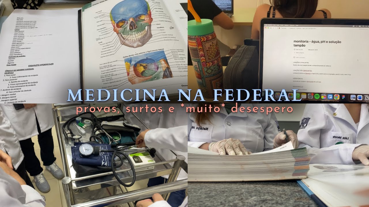 MEDVLOG - 3 dias comigo fazendo med na ufpr | 1º semestre, provas e desesperos