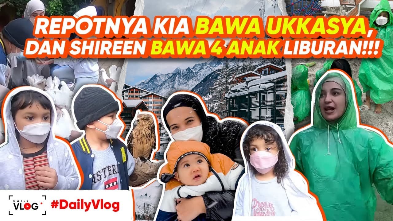 REPOTNYA KIA BAWA UKKASYA DAN SHIREEN BAWA (4 ANAK) LIBURAN!!! #Bandung Part 2 | #dailyvlog
