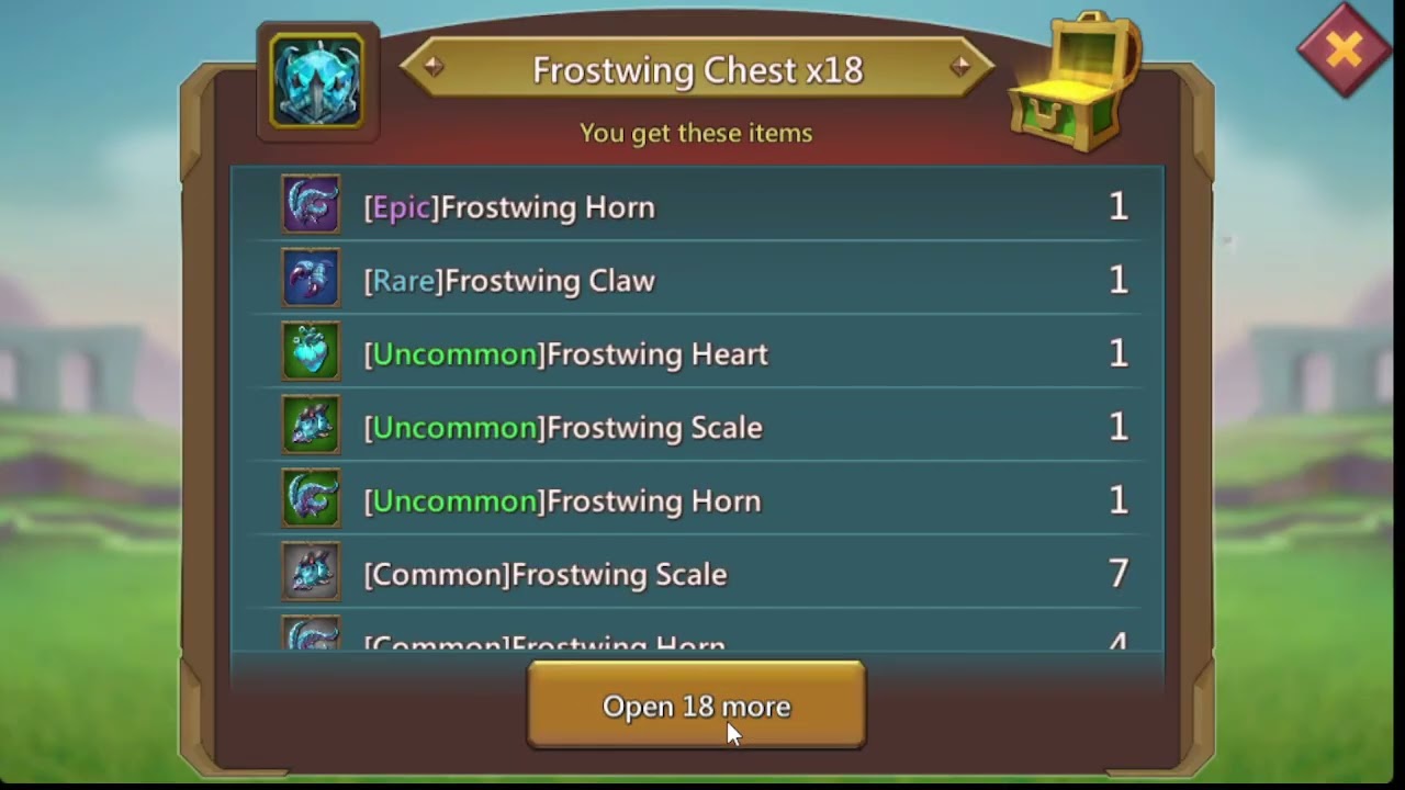 Blackwing Chest Cont.