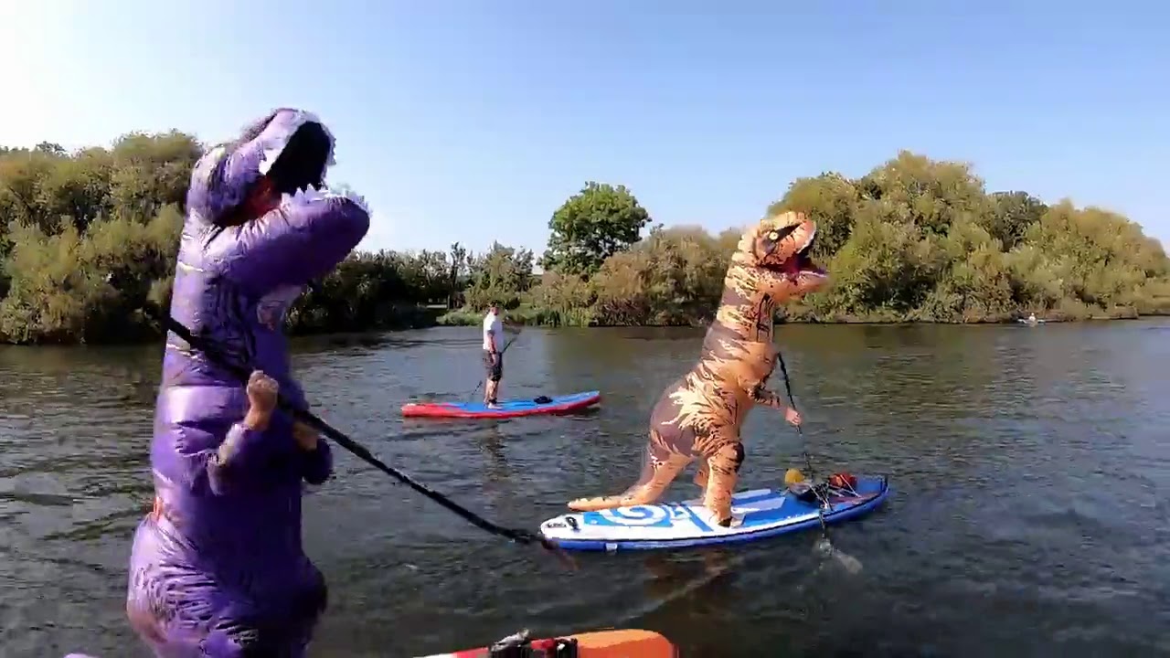 Blue Chip SUP School & The SUP Club Dino Paddle Adventure