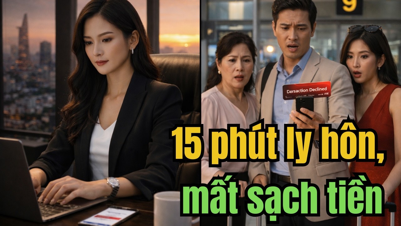 Vừa Ly Hôn 15 Phút, Chồng Lập Tức Đưa Mẹ Và Tiểu Tam Đi Du Lịch, Tôi Khóa Tài Khoản