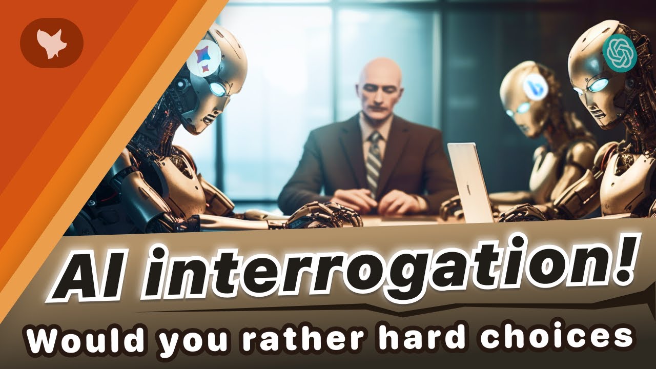 Exposed dark AI secrets of GPT4, Bing, and Bard through hardest Would You Rather questions! 🤖🔥😬