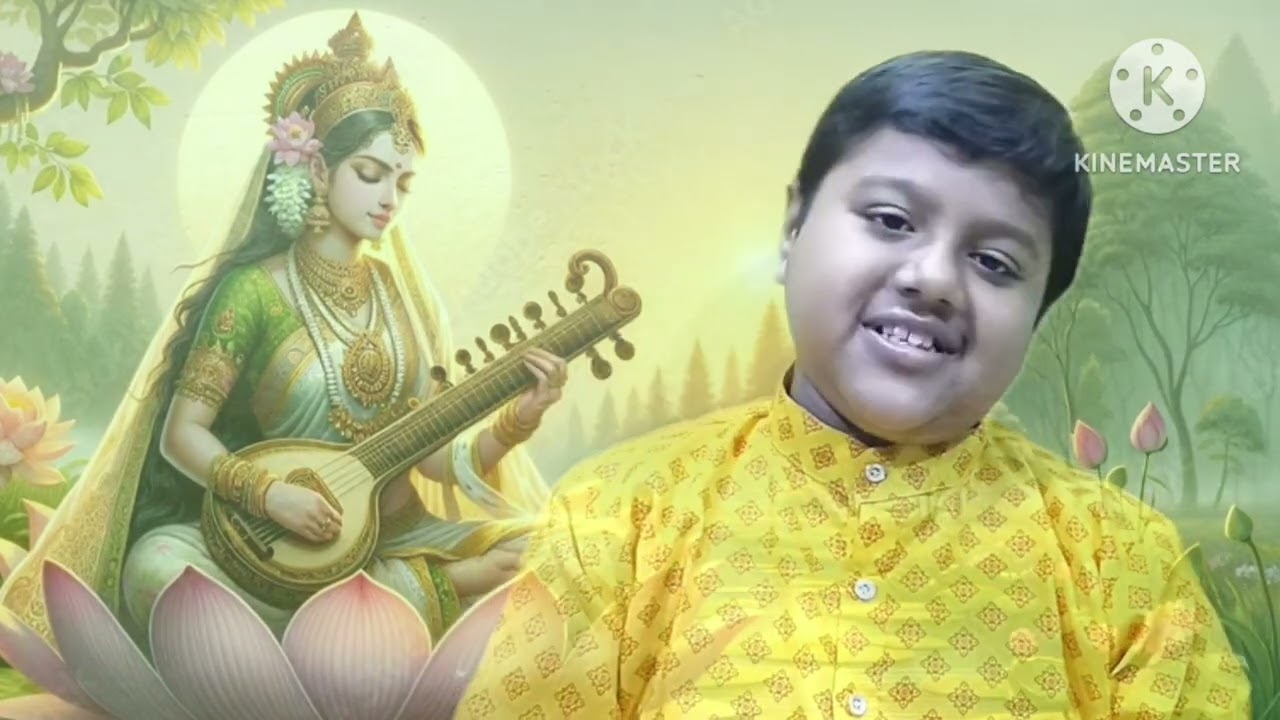 Jayo Jayo Devi Veena Vadini by Debesh Kirtania.@khageshkirtania6269 