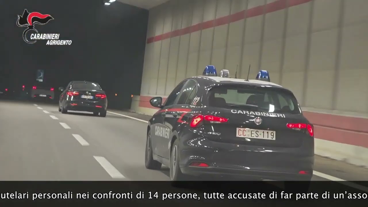 Operazione antimafia ad Agrigento: 14 misure cautelari per traffico di droga e metodo mafioso  Al ve