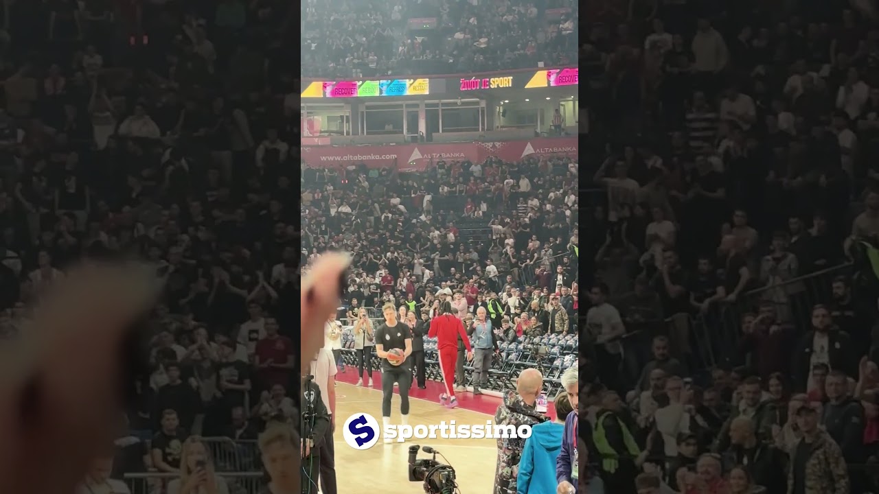 Moneke provocira grobare: Već se zakuvalo u Areni! #derbi #kkpartizan #kkcrvenazvezda