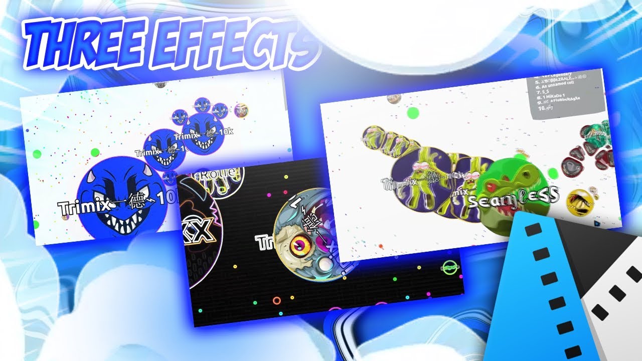 THREE INCREDIBLE AGAR.IO EFFECTS - Sony Vegas - Editing Tutorial #11 | PinkDesign
