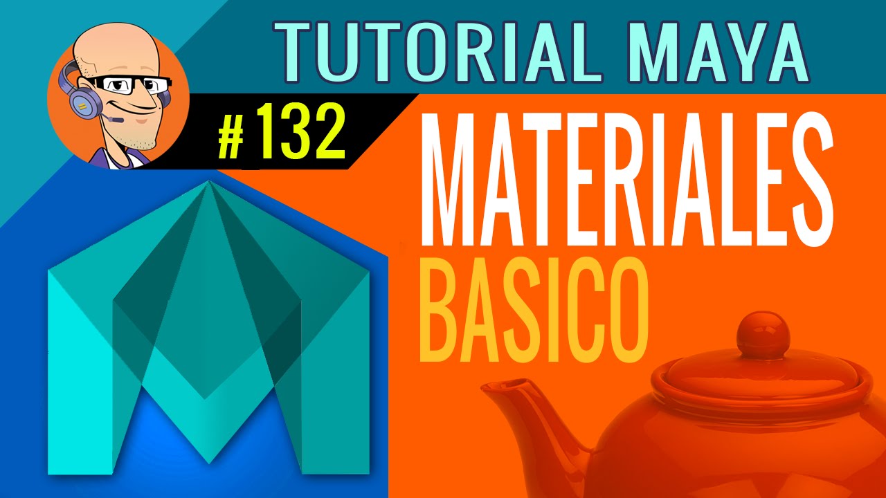 Materiales y Texturas : Hypershade | Tutorial Maya 2016 - #132 (Animación 3D en español)