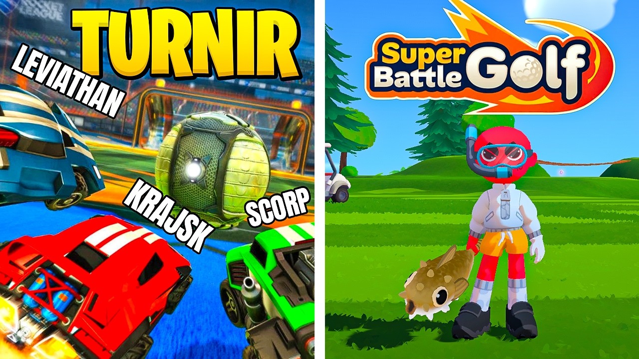 TURNIR S PROJEMA OB 18h! | Rocket League ➜ Super Battle Golf