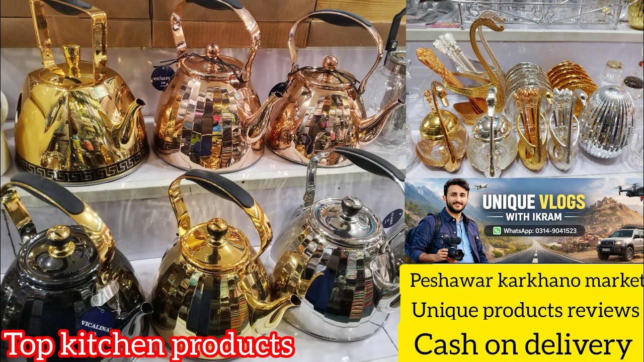 Stylish Kitchen Products | Spoon Set & Water Bottle Peshawar karkhano market 