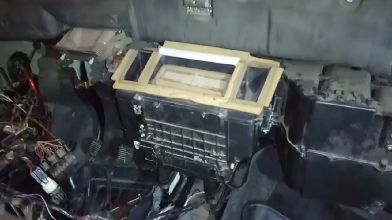Замена радиатора печки Део Ланос Сенс со снятием торпеды Часть1