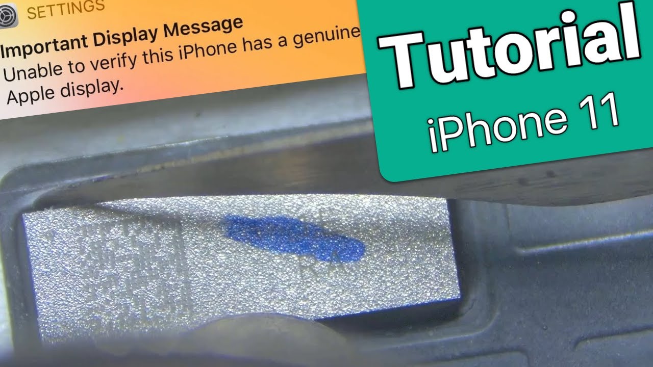 Пересадка ЖК-чипа на iPhone 11 | Оригинальное исправление сообщений 【Руководство】