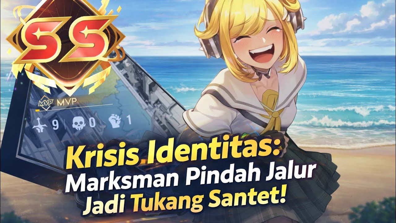 Definisi MM Gabut: Pindah Mid Lane Hero Angela Cuma Buat Ngerusak Mental Musuh! #honorofkings 