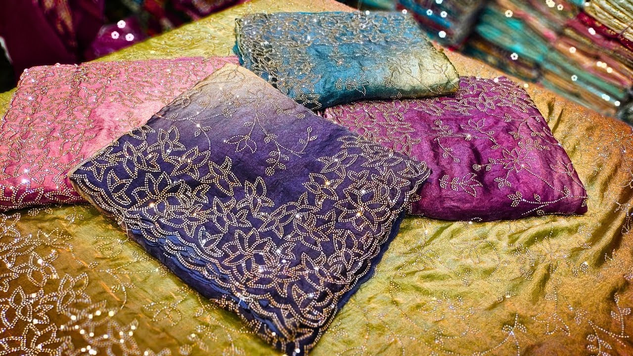 Wedding Special Tissue Organza Sarees Fendi Silk Sarees, Saree, Jimmy Choo Sarees Hyderabad
