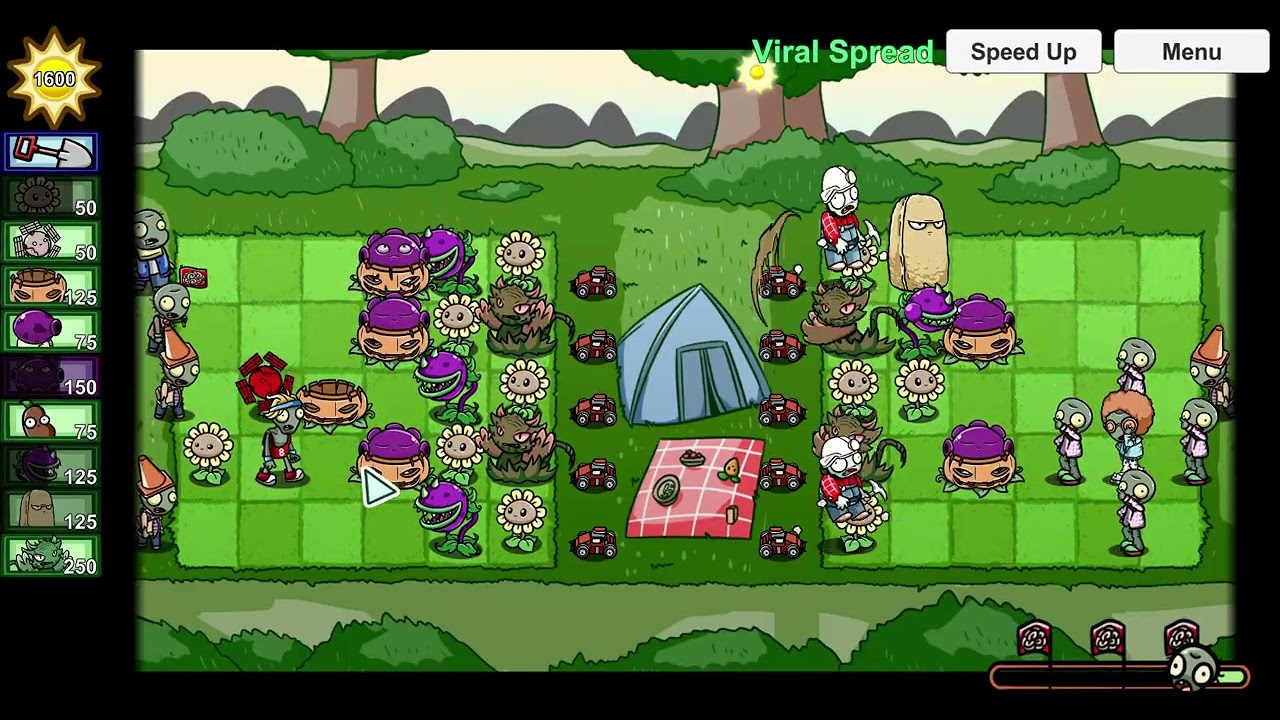 PvZ Beautiful Town - Viral Spread || Challenge - Strategy 2: Pumpkin