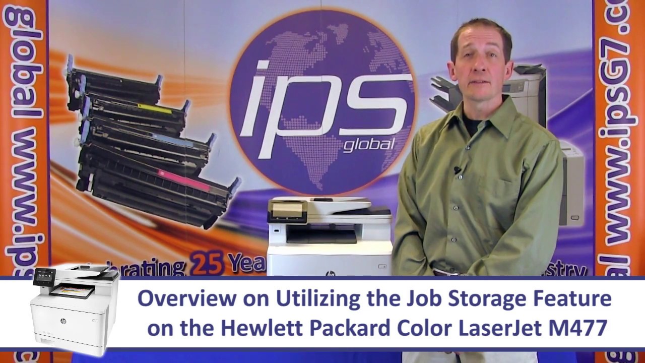 HP M477 - Utilizing the Job Storage Feature Update