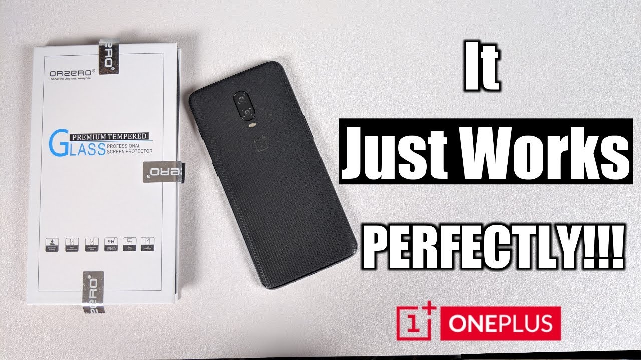OnePlus 6T | ORZERO Tempered Glass Screen Prtector