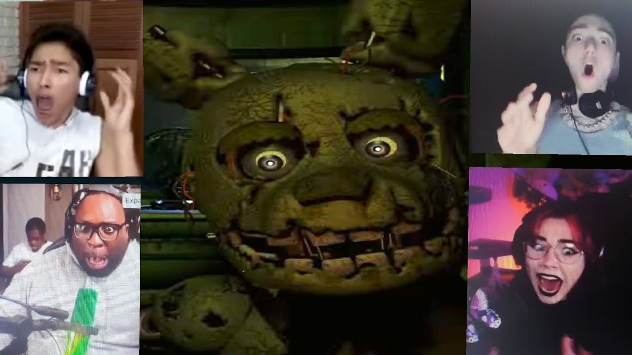 los mejores sustos en fnaf 3