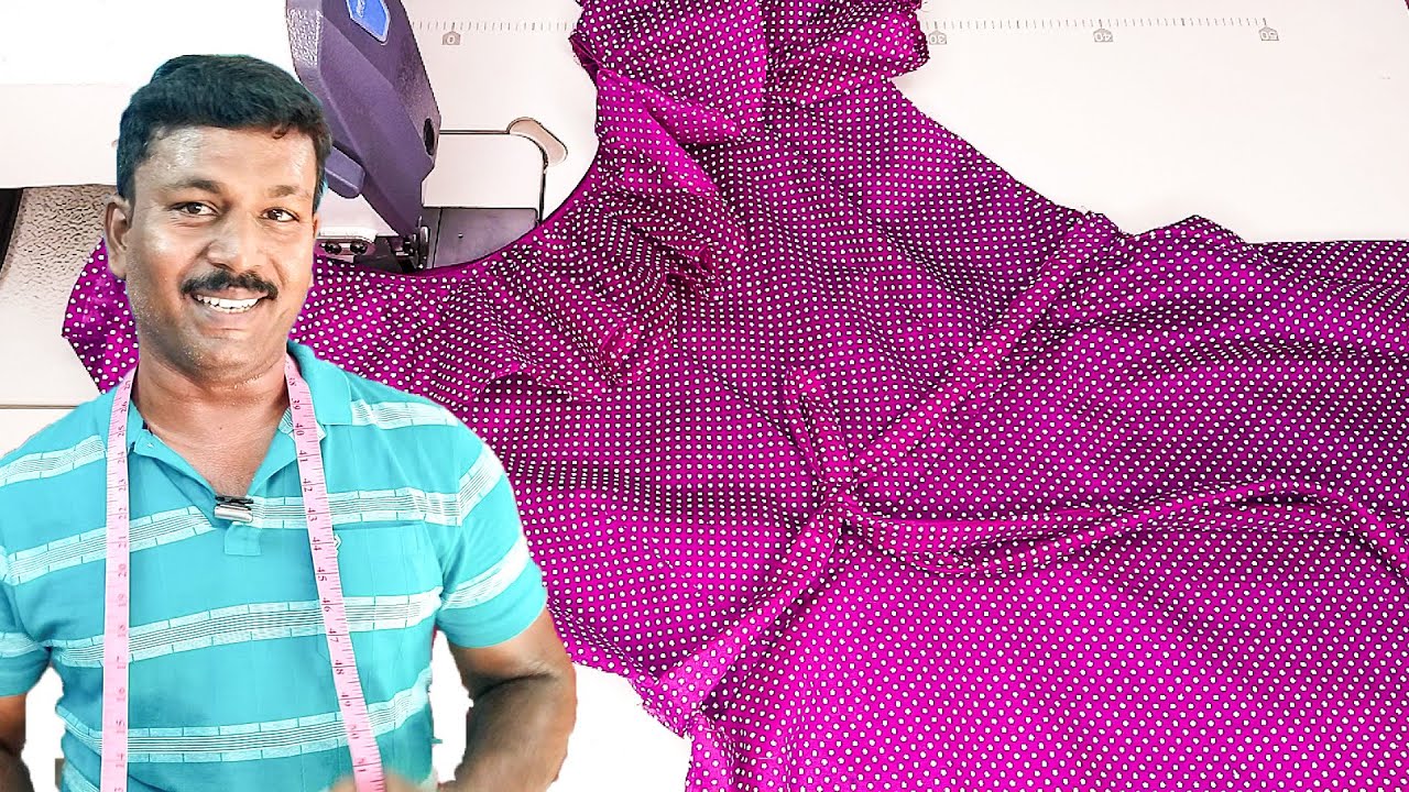 Beautiful Frock Cutting & Stitching | Simple Method | Tailor Bro
