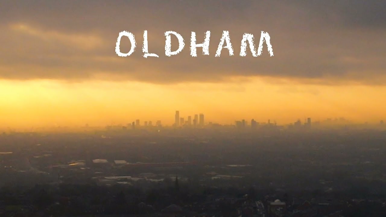 Oldham, Greater Manchester, UK by drone