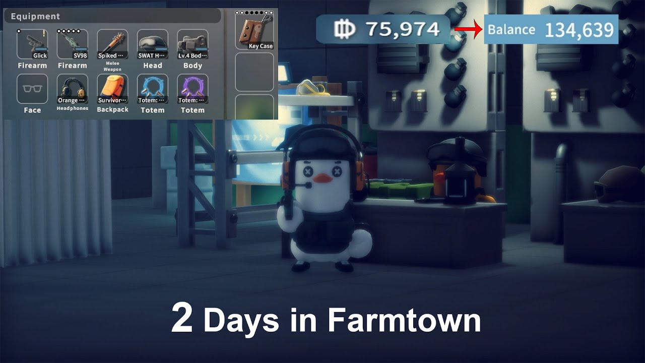 Escape From Duckov 2 days in farmtown looting