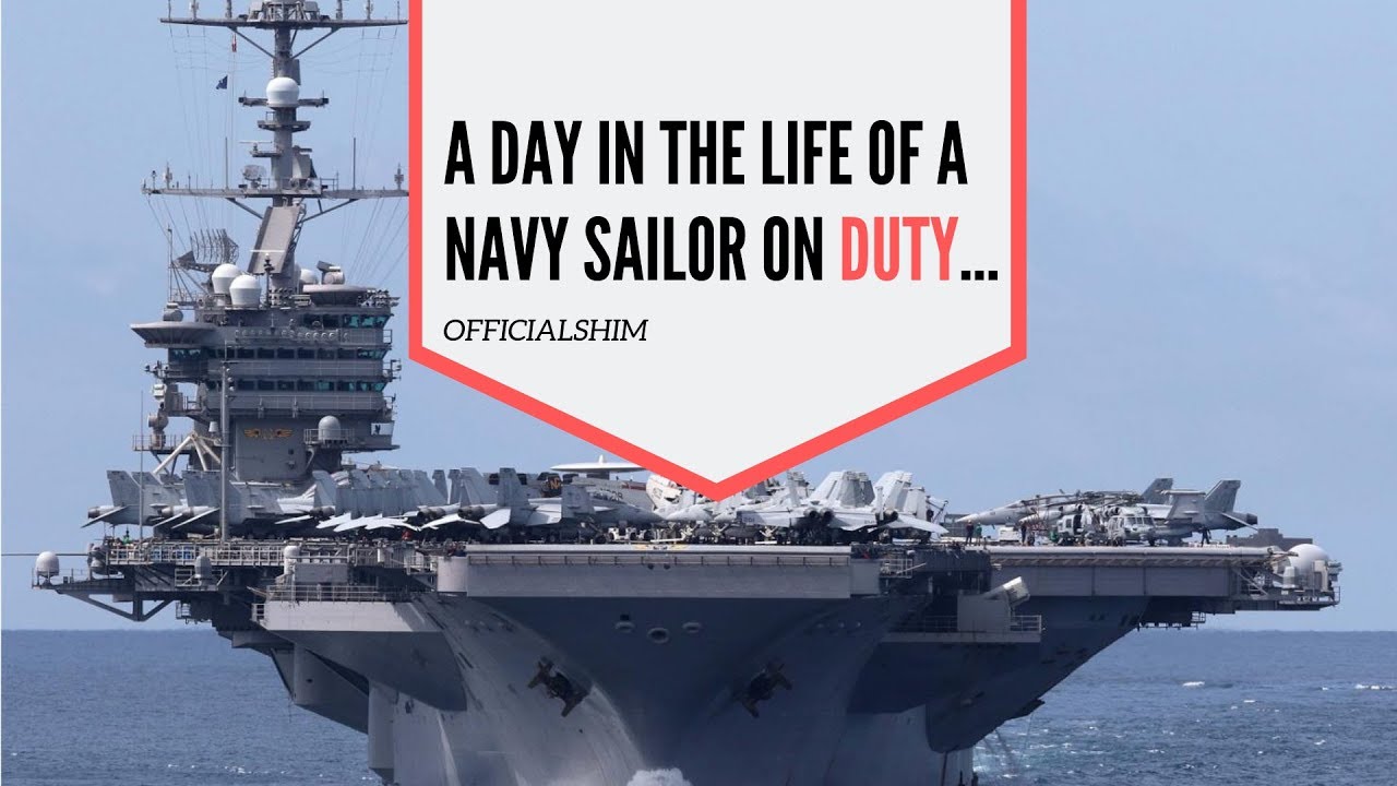 DAY IN THE LIFE ON DUTY ON A AIRCRAFT CARRIER! 2019 | OFFICIALSHIM
