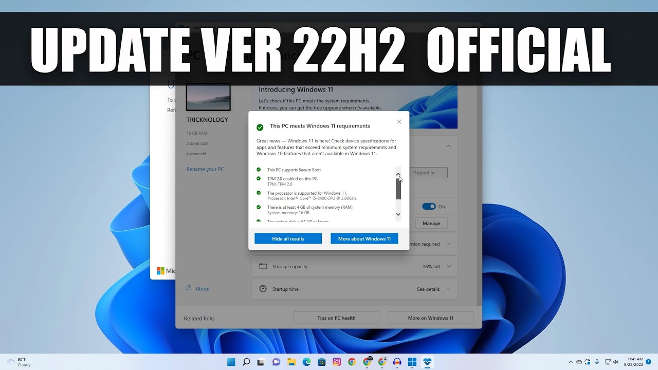 How To Download and Install New Windows 11 2022 Update | Stable Version 22H2